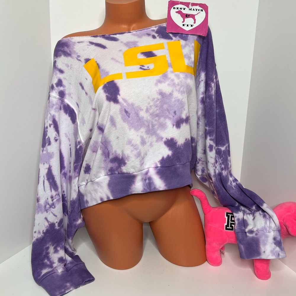 Victoria’s Secret PINK L Logo Louisiana State University Tigers Sweatshirt
